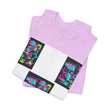 Load image into Gallery viewer, Anti Face Recognition Adversarial Clothing Retro Neon Collage T-Shirt