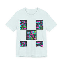 Load image into Gallery viewer, Anti Face Recognition Adversarial Clothing Retro Neon Collage T-Shirt