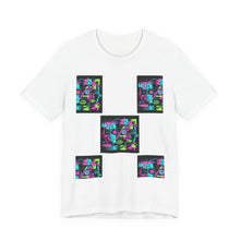 Load image into Gallery viewer, Anti Face Recognition Adversarial Clothing Retro Neon Collage T-Shirt