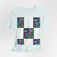 Load image into Gallery viewer, Anti Face Recognition Adversarial Clothing Retro Neon Collage T-Shirt