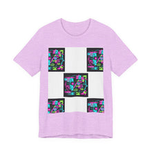Load image into Gallery viewer, Anti Face Recognition Adversarial Clothing Retro Neon Collage T-Shirt