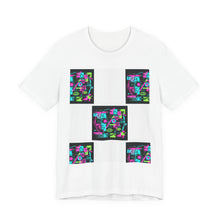 Load image into Gallery viewer, Anti Face Recognition Adversarial Clothing Retro Neon Collage T-Shirt
