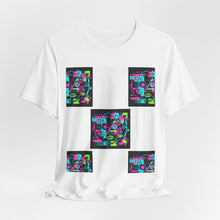 Load image into Gallery viewer, Anti Face Recognition Adversarial Clothing Retro Neon Collage T-Shirt