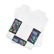 Load image into Gallery viewer, Anti Face Recognition Adversarial Clothing Retro Neon Collage T-Shirt