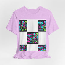 Load image into Gallery viewer, Anti Face Recognition Adversarial Clothing Retro Neon Collage T-Shirt