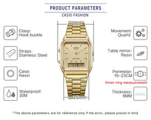 Load image into Gallery viewer, Casio wear watch gold watch men top brand luxury Dual display Waterproof Quartz men watch Sport military WristWatch relog masculino