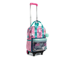 Load image into Gallery viewer, School Wheeled backpack Bag School bag with wheels Trolley Satchel bag Kids School Rolling backpack for girls School Trolley Bag