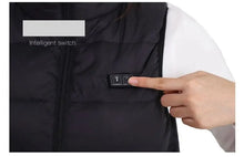 Load image into Gallery viewer, 9 Work Force Heated Vest Zones Electric Heated Jackets Men Women Sportswear Heated Coat Graphene Heat Coat USB Heating Jacket For Camping
