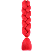 Load image into Gallery viewer, AZQUEEN 24 Inch Jumbo Braids Extensions Synthetic Braiding Hair Afro Ombre Color kanekalon Hair for Children Braid