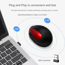 Load image into Gallery viewer, BTS-908 Hot Selling Rechargeable Vertical Mice Ergonomic Wireless Mouse 2.4G USB Receiver 1600 Adjustable DPI 6 Buttons Mouse