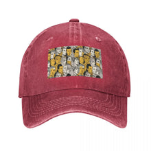Load image into Gallery viewer, WearablePrivacy Modified anti-surveillance disable facial recognition pattern Baseball Cap Anime Hats For Women Men's