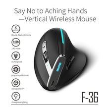 Load image into Gallery viewer, Lefon F33/F26C/F35B Trackball Mouse/ Bluetooth Ergonomic Mouse 2.4G Wireless Rechargeable Rollerball Mice for PC Office Drawing