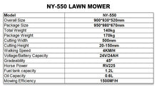 Load image into Gallery viewer, Customized Remote Control Lawn Mower Remote Control Robot Crawler Lawn Mower Controlled From Distance
