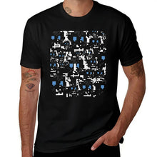 Load image into Gallery viewer, Modified anti-surveillance disable facial recognition pattern T-Shirt rapper graphic tees mens t shirts casual stylish anti face recognition