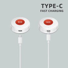 Load image into Gallery viewer, Tuya WiFi SOS Panic Call Button Smart Life APP Rechargeable Battery One Key Alarm For Patient Kids Elderly Man Hanging Rope