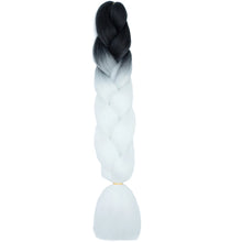 Load image into Gallery viewer, AZQUEEN 24 Inch Jumbo Braids Extensions Synthetic Braiding Hair Afro Ombre Color kanekalon Hair for Children Braid