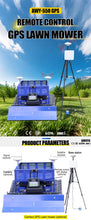 Load image into Gallery viewer, Customized Intelligent Multifunctional Remote Control Crawler LAWN Mower with gps Core Engine Field Lawn Mulcher for Orchard