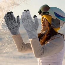 Load image into Gallery viewer, Electric Heated Gloves Touch Screen Outdoor Riding Skiing Mitten USB Heated Gloves for Backpacking Mountaineering (no battery)