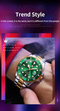 Load image into Gallery viewer, OLEVS 6650 Men Watch Classic Original Automatic Mechanical Watch For Man Zircon Scale Waterproof Luminous Stainless Steel Watch