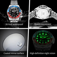 Load image into Gallery viewer, OLEVS 5657 Mens Watch Original Stainless Steel Date Quartz Watch Waterproof Luminous Sports Watches For Man Box Gifts Reloj