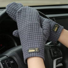 Load image into Gallery viewer, Mittens for Men Spring and Autumn Warm Cycling Driving Bike Windproof Elastic Winter Fleece Couples All-Wrapped Finger Gloves