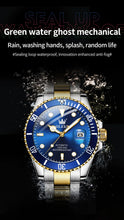 Load image into Gallery viewer, OLEVS 6650 Men Watch Classic Original Automatic Mechanical Watch For Man Zircon Scale Waterproof Luminous Stainless Steel Watch