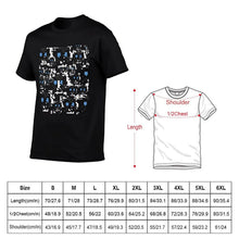 Load image into Gallery viewer, Modified anti-surveillance disable facial recognition pattern T-Shirt rapper graphic tees mens t shirts casual stylish anti face recognition