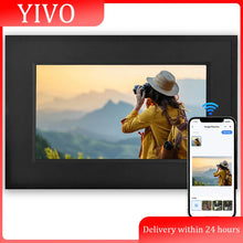 Load image into Gallery viewer, SmartIife/ecc4life Digital Picture Frame 7.1Inch Support 256GB memory card Smart WiFi digital photo frame 1024x600 IPS HD Screen