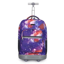 Load image into Gallery viewer, Rolling Backpack for Girls School Backpack with Wheels for Boys Wheeled Bookbags Trolley School Bags for Teens