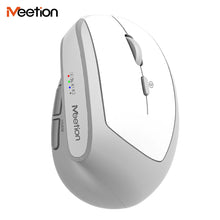 Load image into Gallery viewer, BTM008 2.4G Bluetooth 5.0 Ergonomic Vertical Wireless Mouse, 2400DPI Rechargeable USB-C Silent Click Computer Laptop Accessory