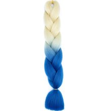 Load image into Gallery viewer, AZQUEEN 24 Inch Jumbo Braids Extensions Synthetic Braiding Hair Afro Ombre Color kanekalon Hair for Children Braid