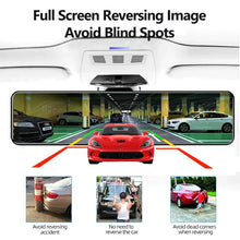 Load image into Gallery viewer, H8 4K+2K 11.26 Inch Rear View Mirror Dash Cam SONY IMX415 Car Dvr Camera GPS WIFI Video Recording Super Night Vision Dual Lens