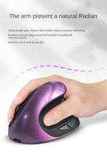 Load image into Gallery viewer, BTS-908 Hot Selling Rechargeable Vertical Mice Ergonomic Wireless Mouse 2.4G USB Receiver 1600 Adjustable DPI 6 Buttons Mouse