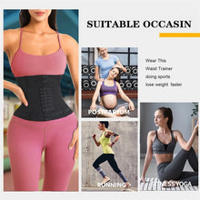 Load image into Gallery viewer, Waist Trainer Body Shaper Tummy Control Slimming Sheath Flat Belly Reductive Shapewear Women Corset Belts