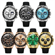 Load image into Gallery viewer, OLEVS 2875 Men's Watches Luxury Multifunctional Original Quartz Wirst Watch Man Waterproof Luminous Date Moon Phase Christmas