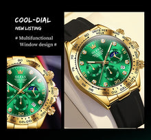 Load image into Gallery viewer, OLEVS 2875 Men's Watches Luxury Multifunctional Original Quartz Wirst Watch Man Waterproof Luminous Date Moon Phase Christmas