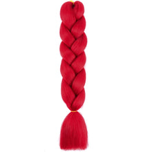 Load image into Gallery viewer, AZQUEEN 24 Inch Jumbo Braids Extensions Synthetic Braiding Hair Afro Ombre Color kanekalon Hair for Children Braid