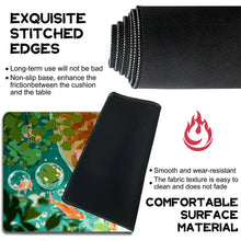 Load image into Gallery viewer, Pink lotus and orange cat Magic Card Battle Mat MTG Playmat Anti-slip Base 35X60CM Gathering Gaming Mats Board Game Mat for TCG