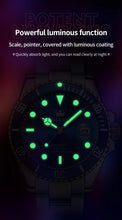 Load image into Gallery viewer, OLEVS 6650 Men Watch Classic Original Automatic Mechanical Watch For Man Zircon Scale Waterproof Luminous Stainless Steel Watch