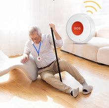 Load image into Gallery viewer, Tuya WiFi SOS Panic Call Button Smart Life APP Rechargeable Battery One Key Alarm For Patient Kids Elderly Man Hanging Rope