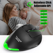 Load image into Gallery viewer, Lefon F33/F26C/F35B Trackball Mouse/ Bluetooth Ergonomic Mouse 2.4G Wireless Rechargeable Rollerball Mice for PC Office Drawing