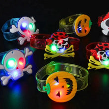 Load image into Gallery viewer, 12-36 Pcs Glowing Halloween Bracelets Rings Children Toys Props Halloween Party Decoration Treat Kids Party Gift Pinata Fillers