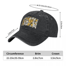 Load image into Gallery viewer, WearablePrivacy Modified anti-surveillance disable facial recognition pattern Baseball Cap Anime Hats For Women Men's