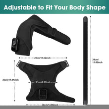 Load image into Gallery viewer, Electric Heating Vibration Shoulder Massager Wrap 3 Massage Mode 3 Adjustabal Temperature Shoulder Support Belt Strap