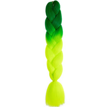 Load image into Gallery viewer, AZQUEEN 24 Inch Jumbo Braids Extensions Synthetic Braiding Hair Afro Ombre Color kanekalon Hair for Children Braid