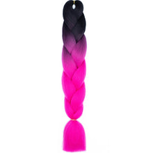 Load image into Gallery viewer, AZQUEEN 24 Inch Jumbo Braids Extensions Synthetic Braiding Hair Afro Ombre Color kanekalon Hair for Children Braid