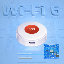Load image into Gallery viewer, Tuya WiFi SOS Panic Call Button Smart Life APP Rechargeable Battery One Key Alarm For Patient Kids Elderly Man Hanging Rope