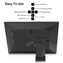 Load image into Gallery viewer, SmartIife/ecc4life Digital Picture Frame 7.1Inch Support 256GB memory card Smart WiFi digital photo frame 1024x600 IPS HD Screen