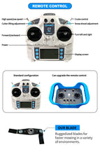 Load image into Gallery viewer, Customized Remote Control Lawn Mower Remote Control Robot Crawler Lawn Mower Controlled From Distance