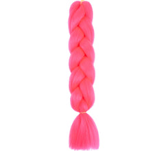 Load image into Gallery viewer, AZQUEEN 24 Inch Jumbo Braids Extensions Synthetic Braiding Hair Afro Ombre Color kanekalon Hair for Children Braid